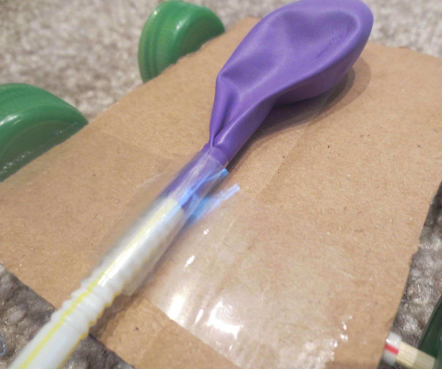 Jet Propelled Cardboard Car