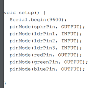 Void Setup() {