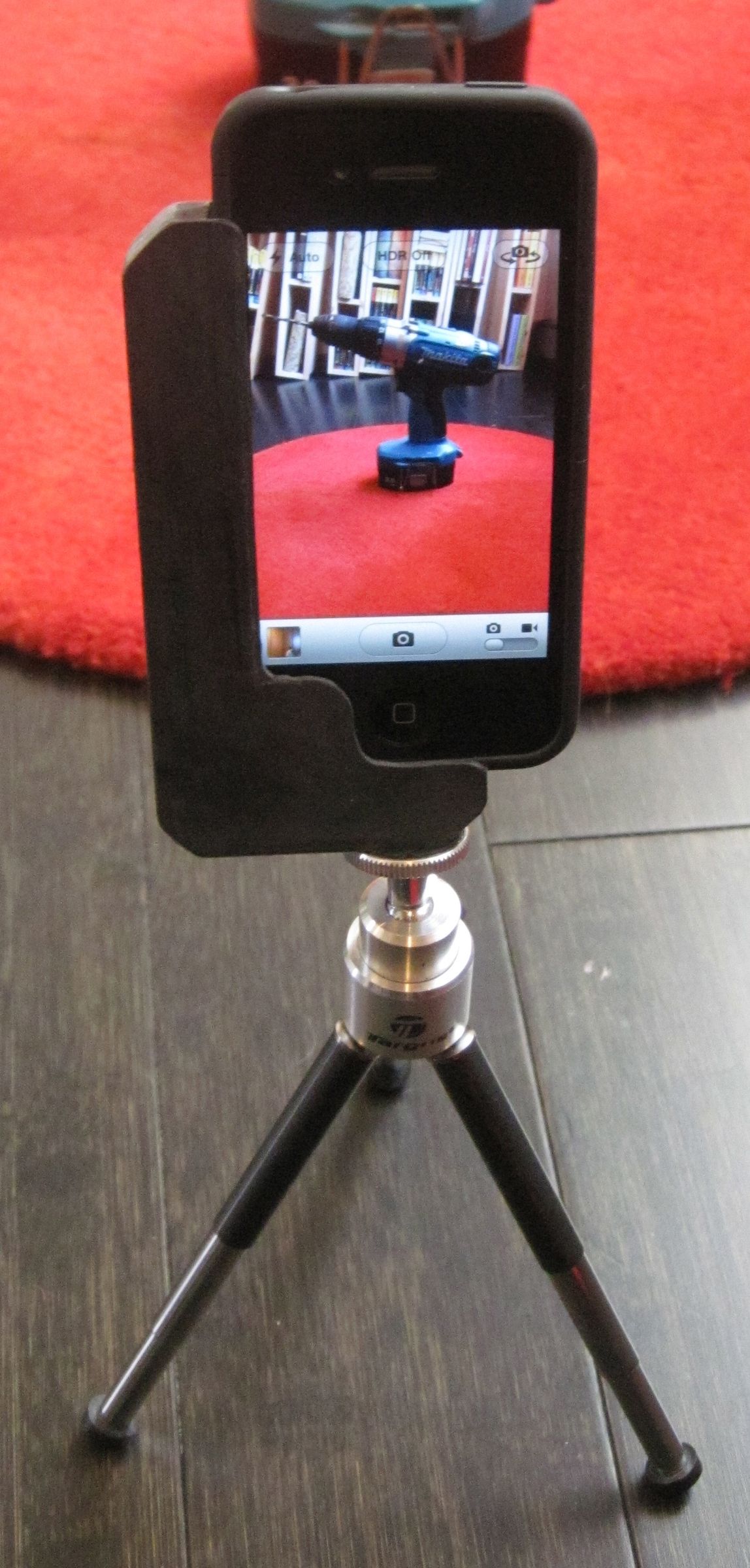 Smartphone Tripod Adapter from Found Materials