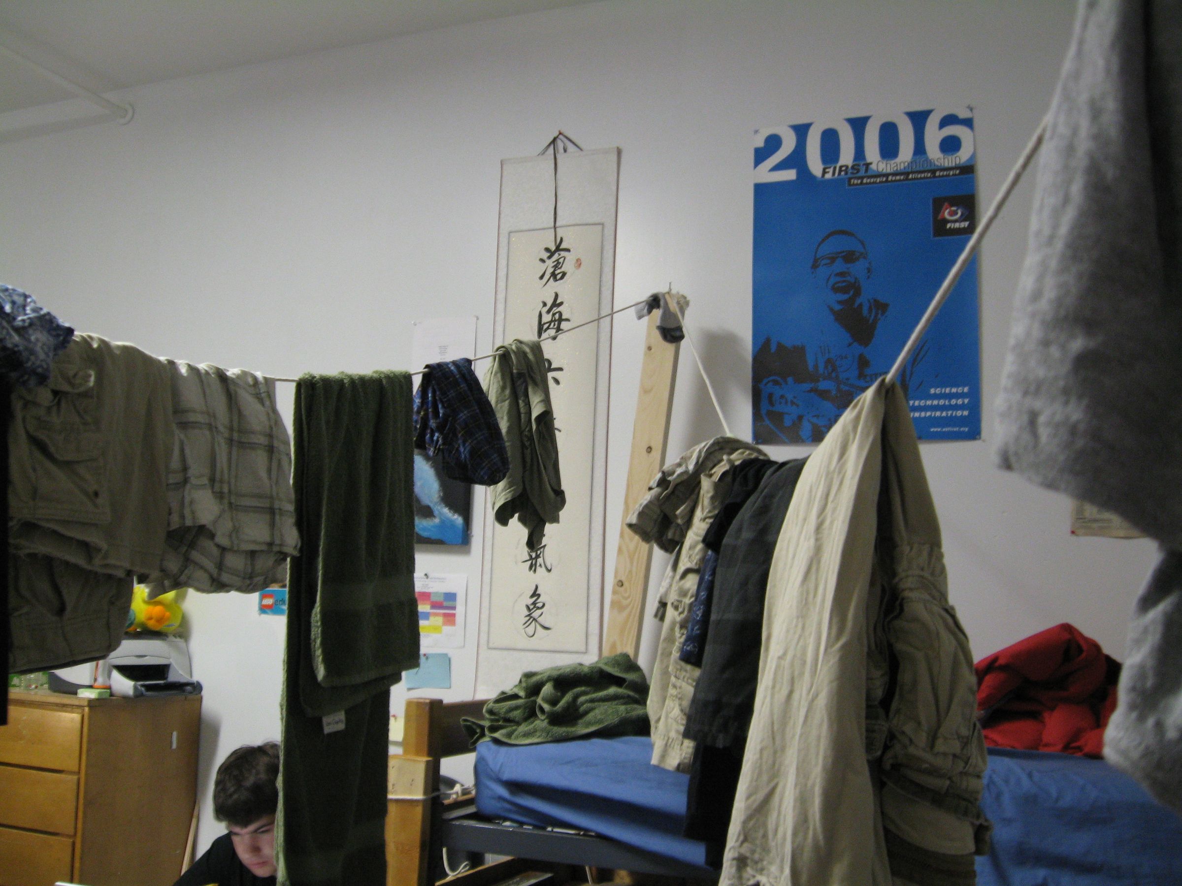 Dorm Clothes Line
