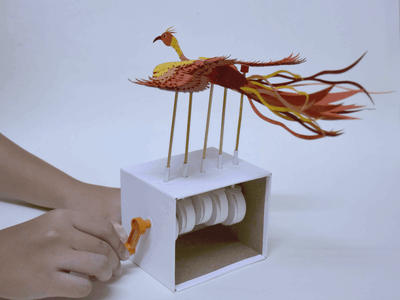 Paper Automata Phoenix : 7 Steps (with Pictures) - Instructables
