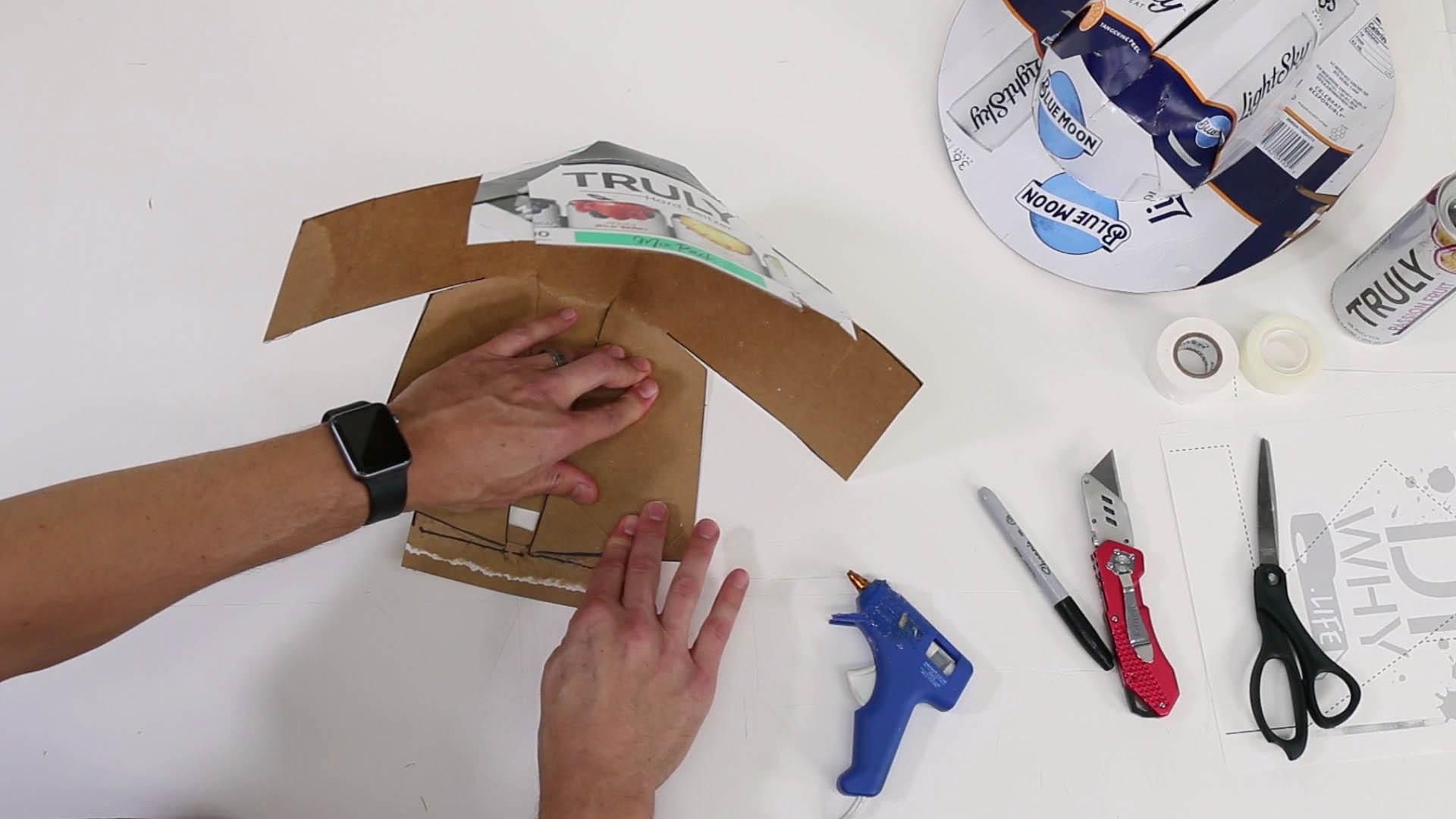 Beer Box Cardboard Cowboy Hat 13 Steps (with Pictures) Instructables