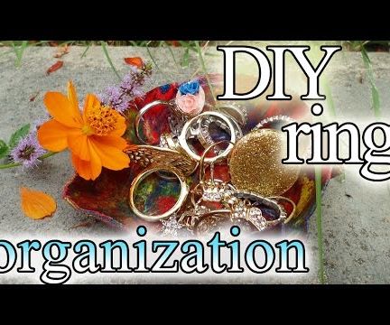 DIY Jewelry - Ring Tray With Polymer Clay or Fimo (with Tutorial)