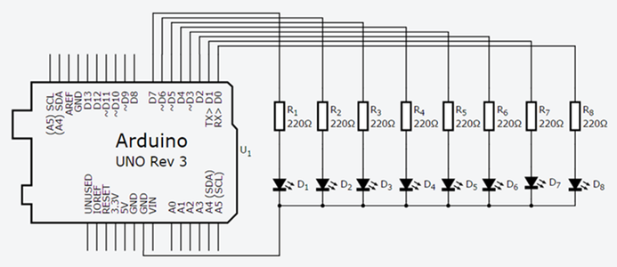 Now Try to Mount the Following Schematic Diagram on Breadboard: