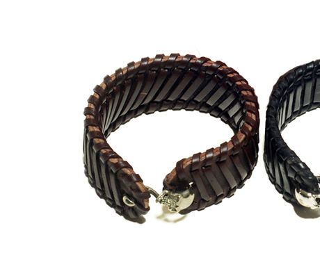 Leather Lacing Bracelet