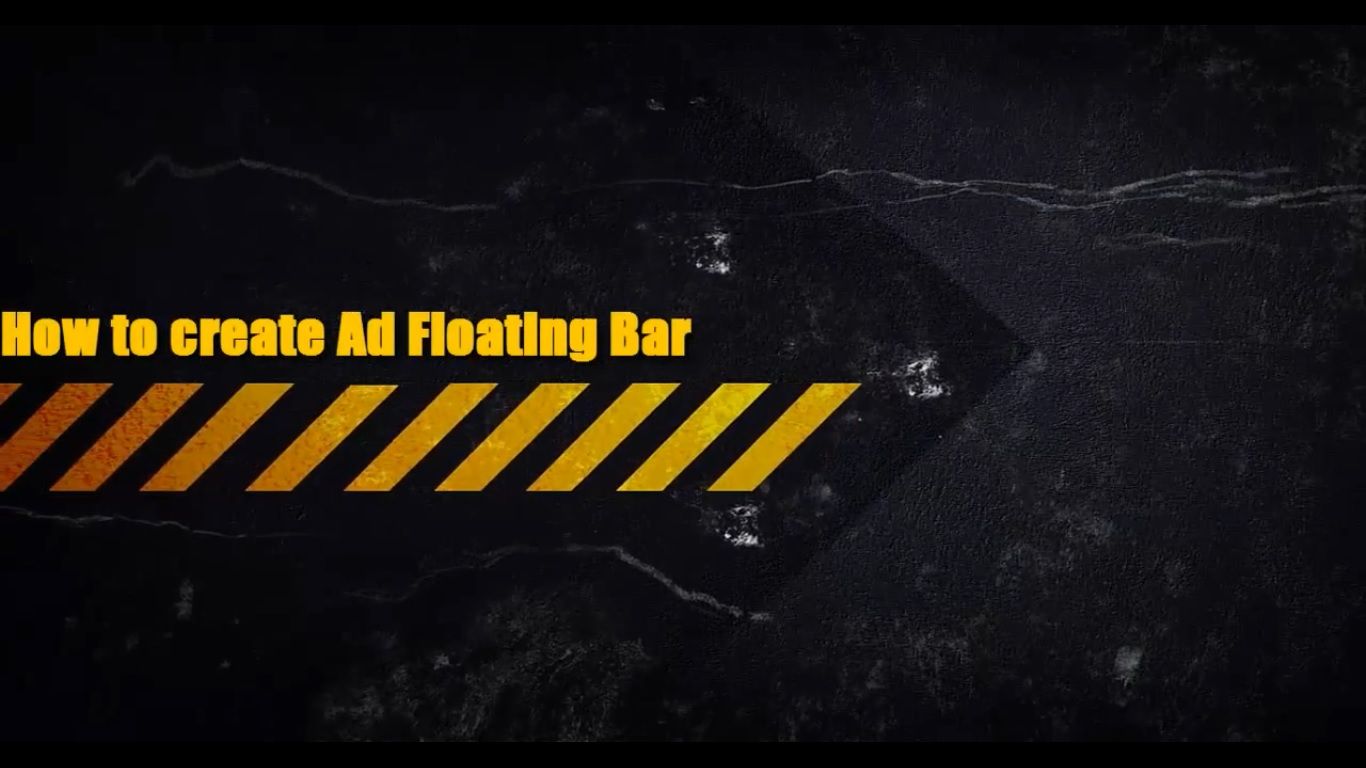 How to Add Floating Social Ad Bar on Your Weebly Website.