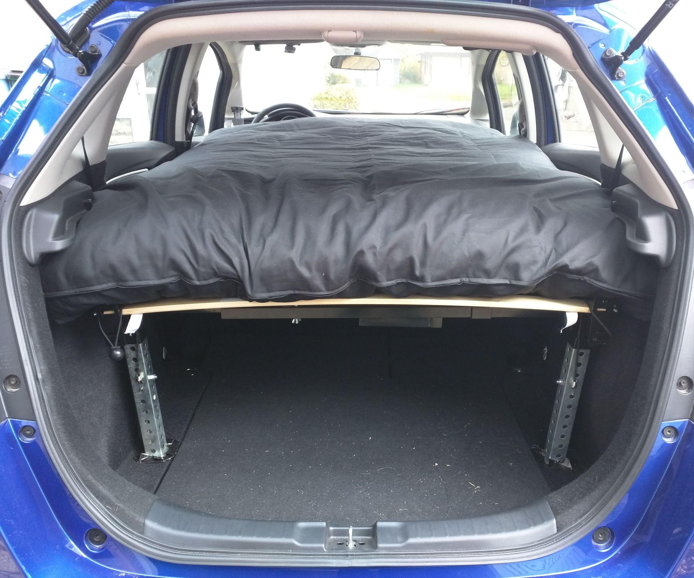Car Camping in a Compact Car