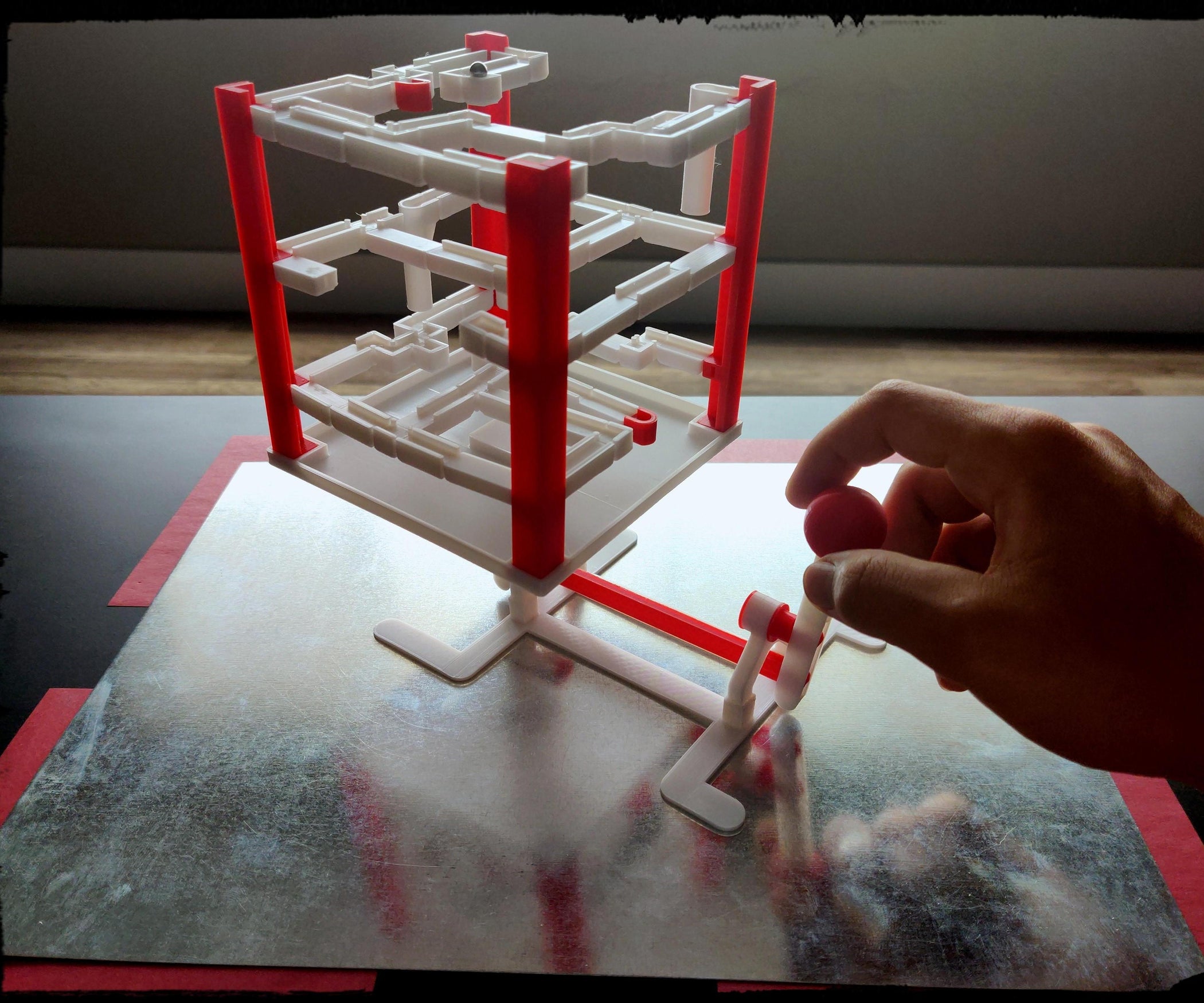 INFINITE LEVEL MARBLE GAME Joystick Controlled (Tinkercad) 18