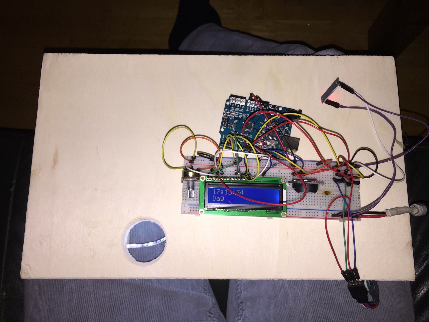 Arduino - Digital Clock With Aquarium RGB Light Control : 4 Steps ...