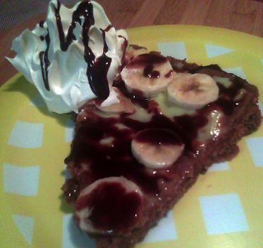 Chocolate Chip Banana Pizza