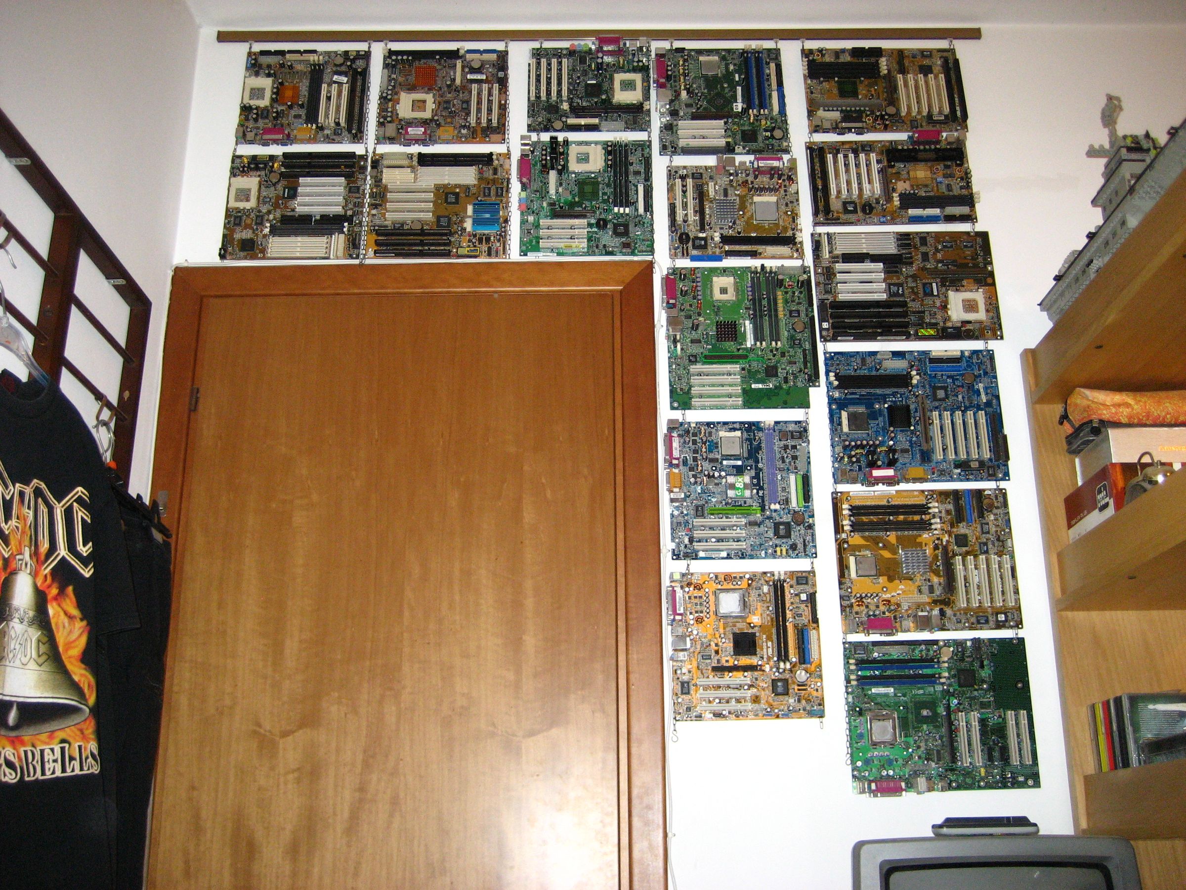 Hanging Motherboards on Walls