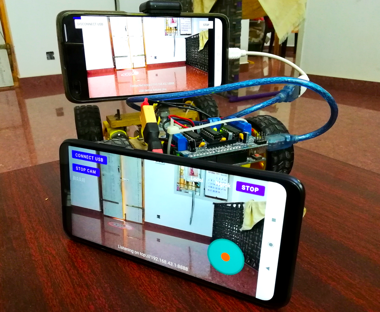 Android Powered Robot with FPV Wi fi 4G Control 8 Steps Instructables