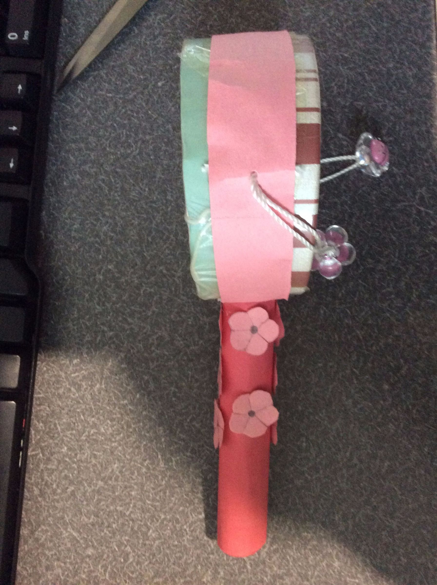 Upcycled Musical Insturment Rattle Drum 10 Steps Instructables