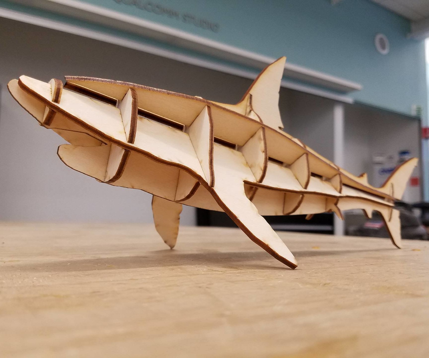 Laser Cut Shark