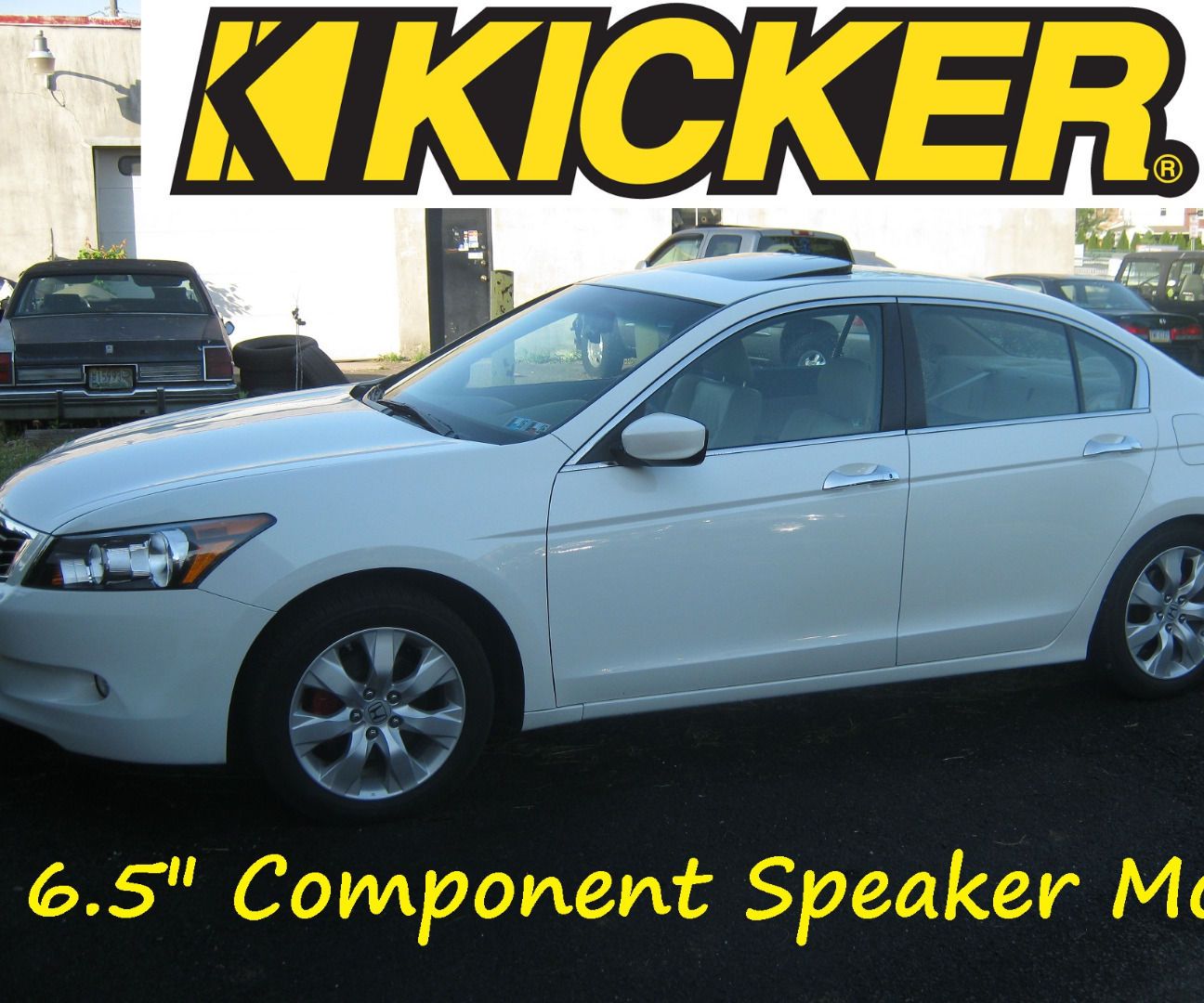 Kicker 6.5" Speaker Mod and Installation 2008 Honda Accord