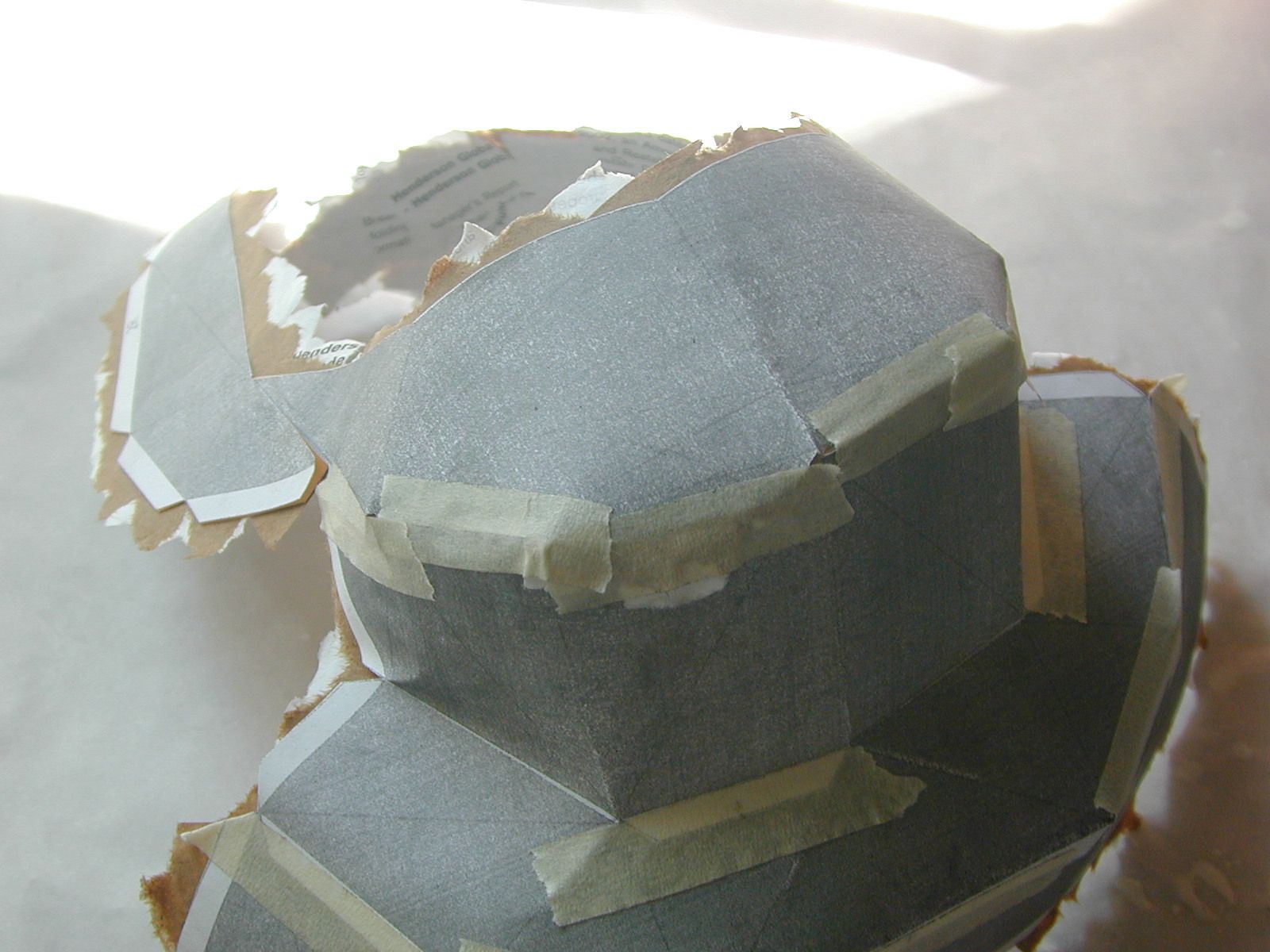Papier Mache Master Chief Helmet 14 Steps Instructables