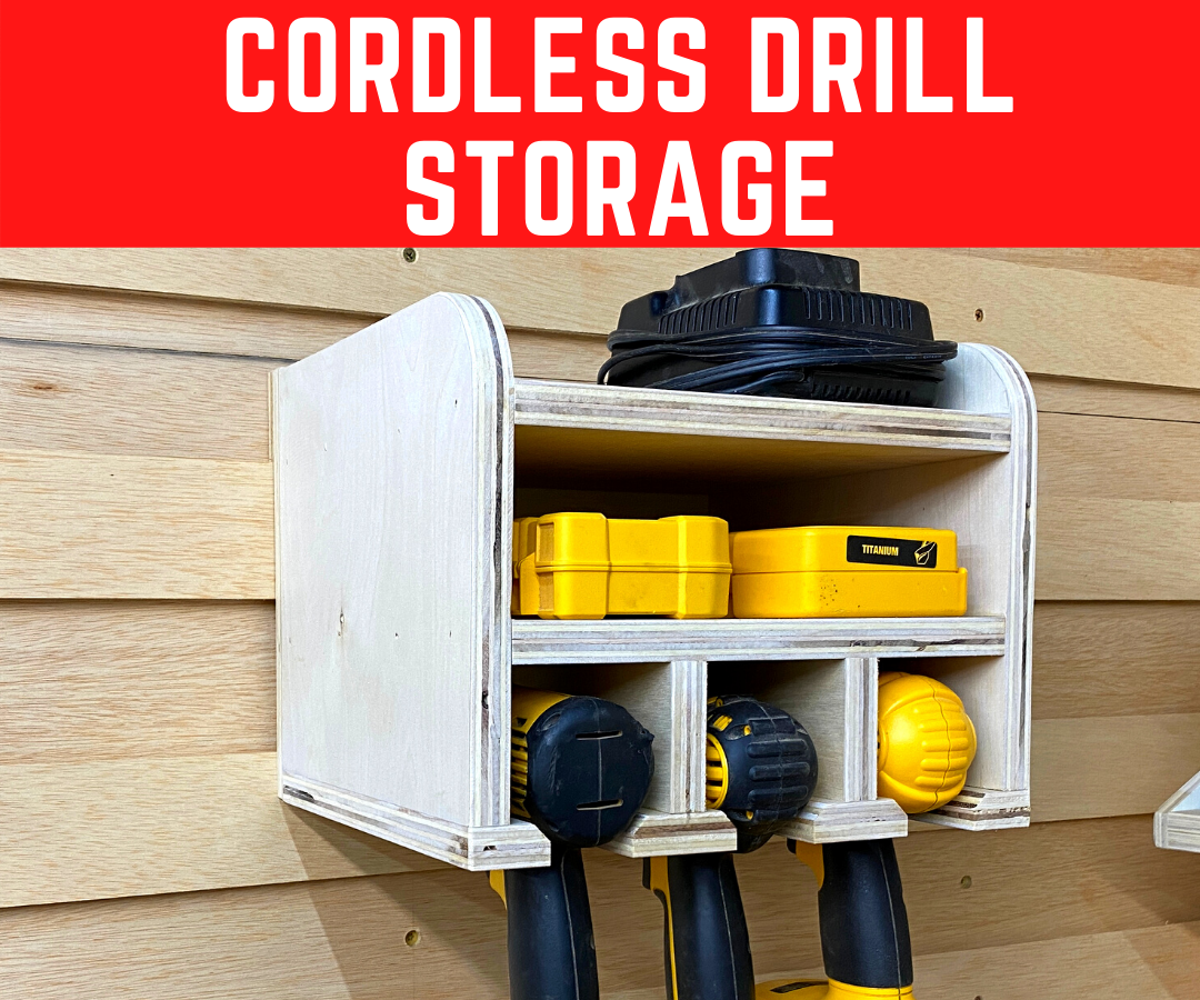Drill Storage and Charging Station