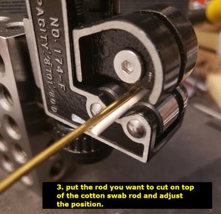 Put the Tube You Want to Cut and Lock Them.