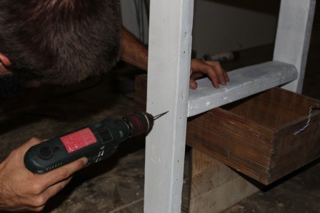 Adding the Magazine Shelf - the Supports