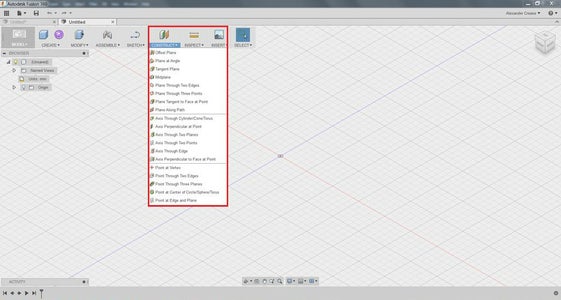 assignment model 3d Reference Geometries