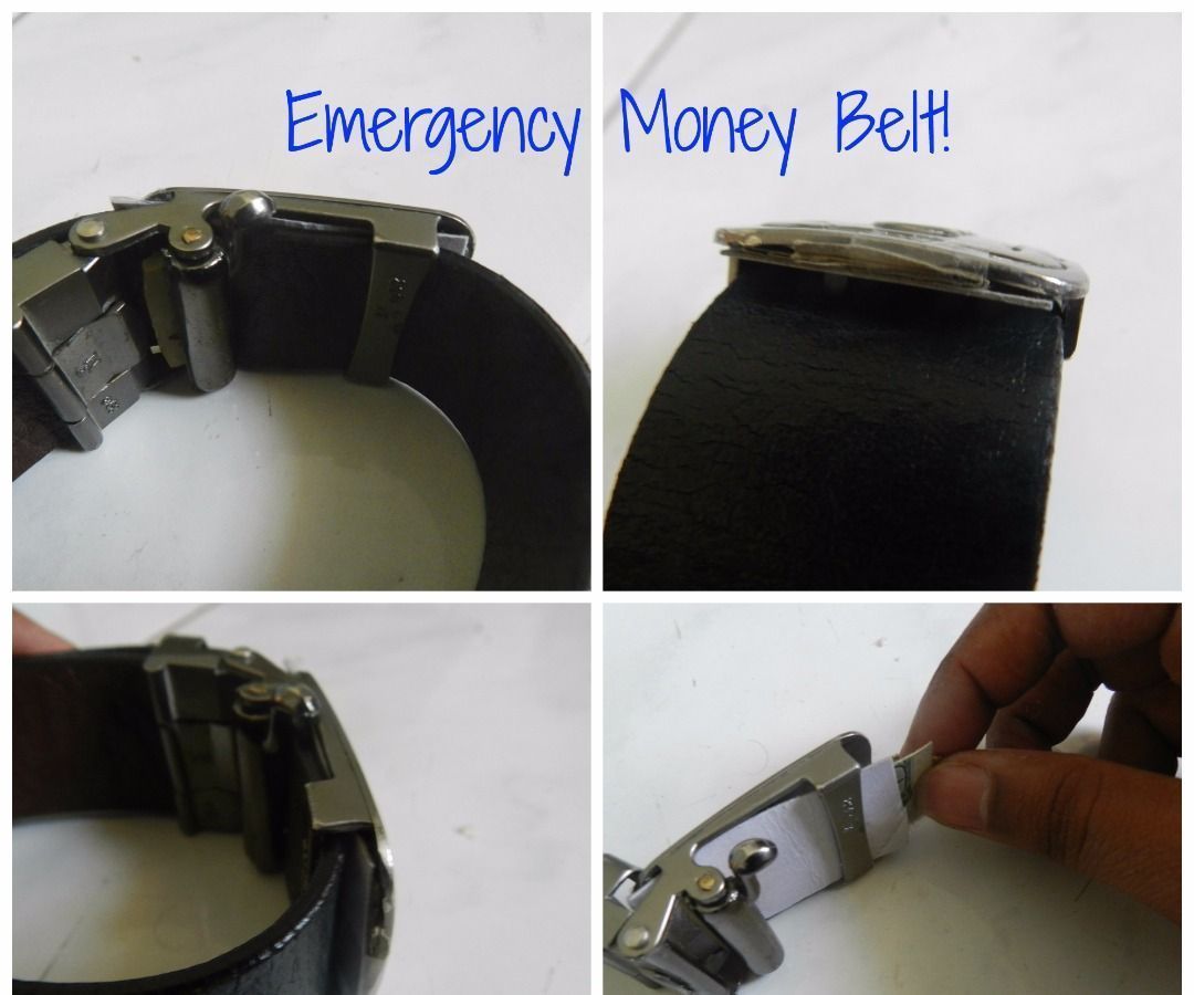 Emergency Money Belt.