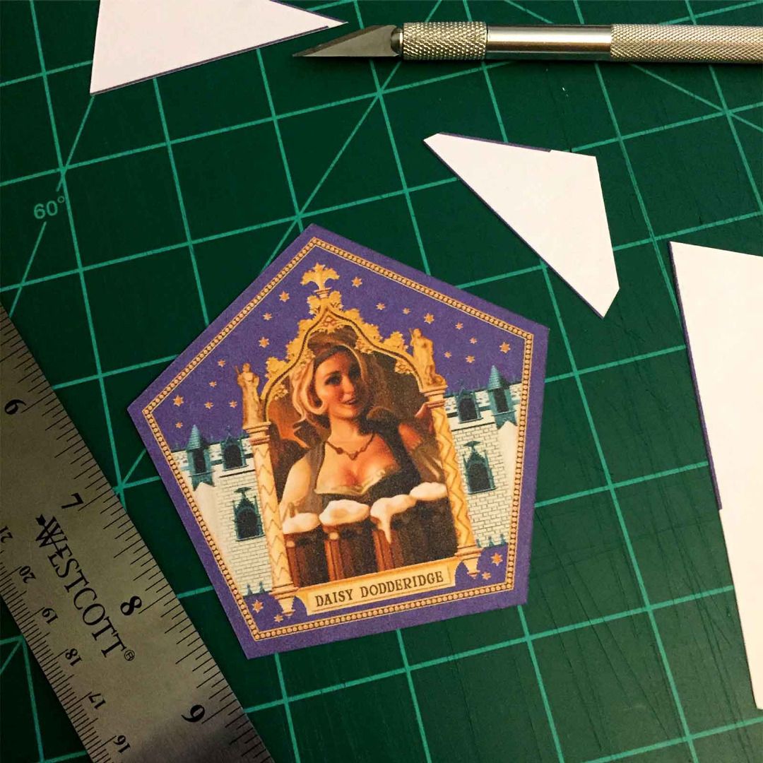 Image 2 for Chocolate Frog Card Template