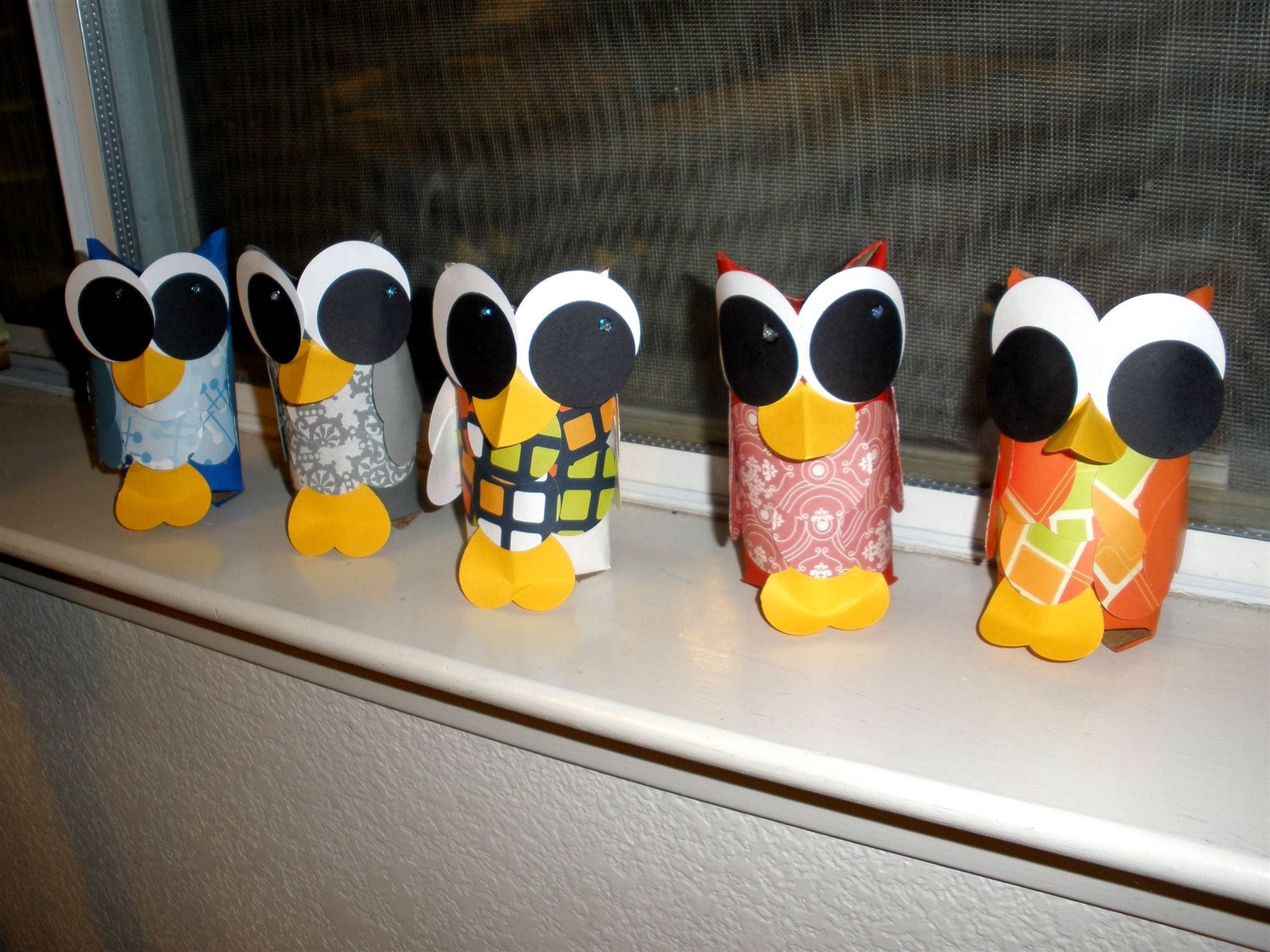 Cute Owl TP Roll Containers