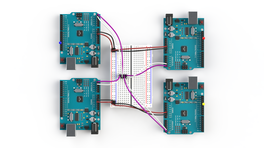 Arduino Wire Between Boards I2c Communication Between Two Arduino Boards UART And I2C
