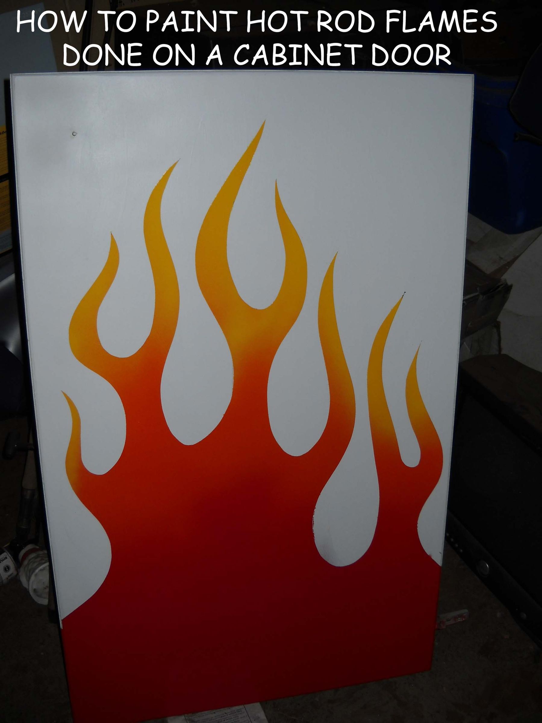 HOT ROD FLAMES PAINT AND MASK