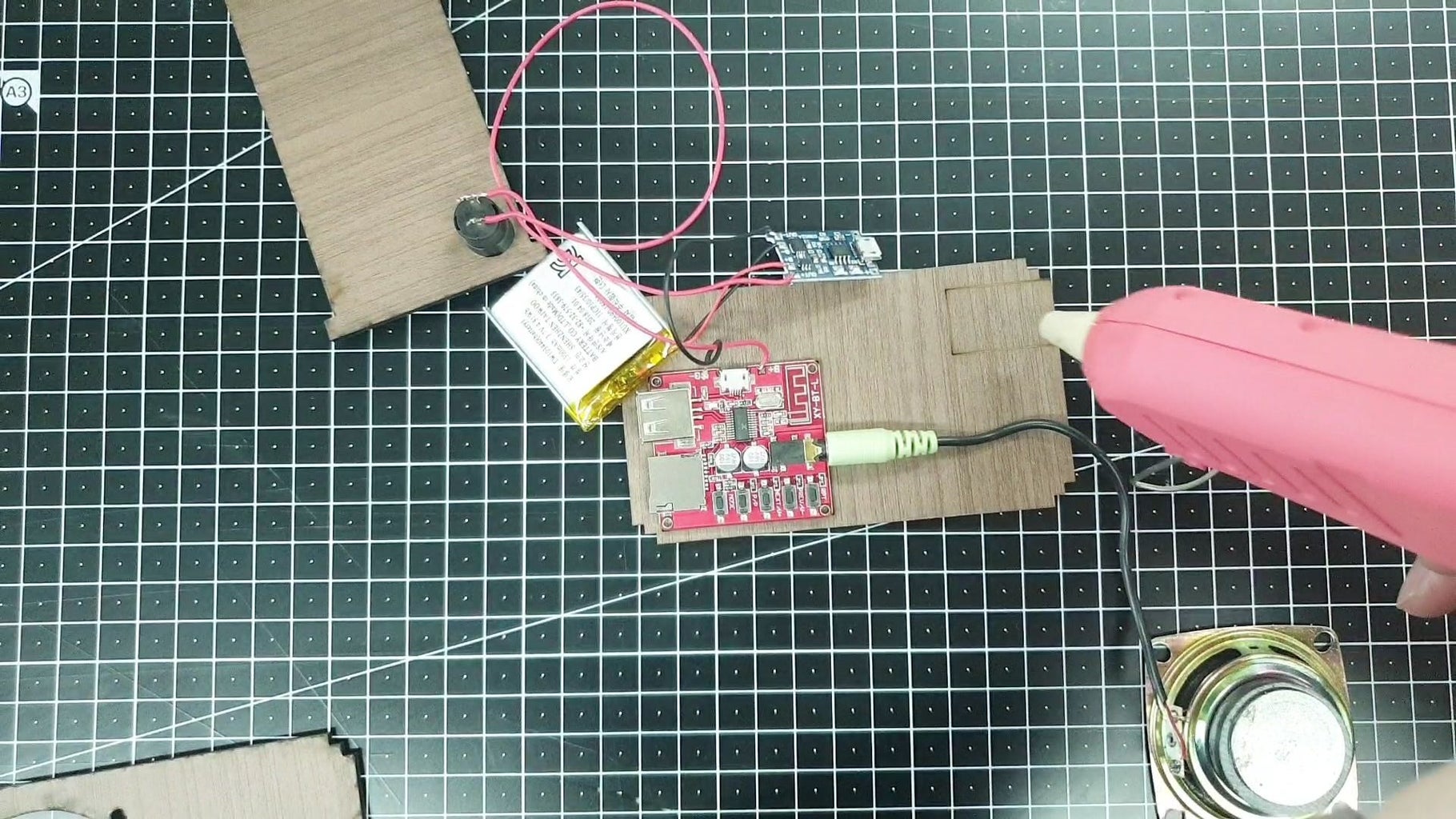 DIY Bluetooth Speaker : 6 Steps Circuit Diagram