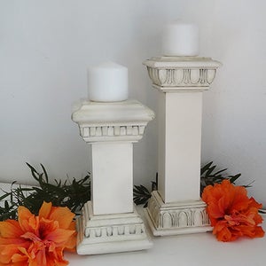 Faux Vintage Candle Holders