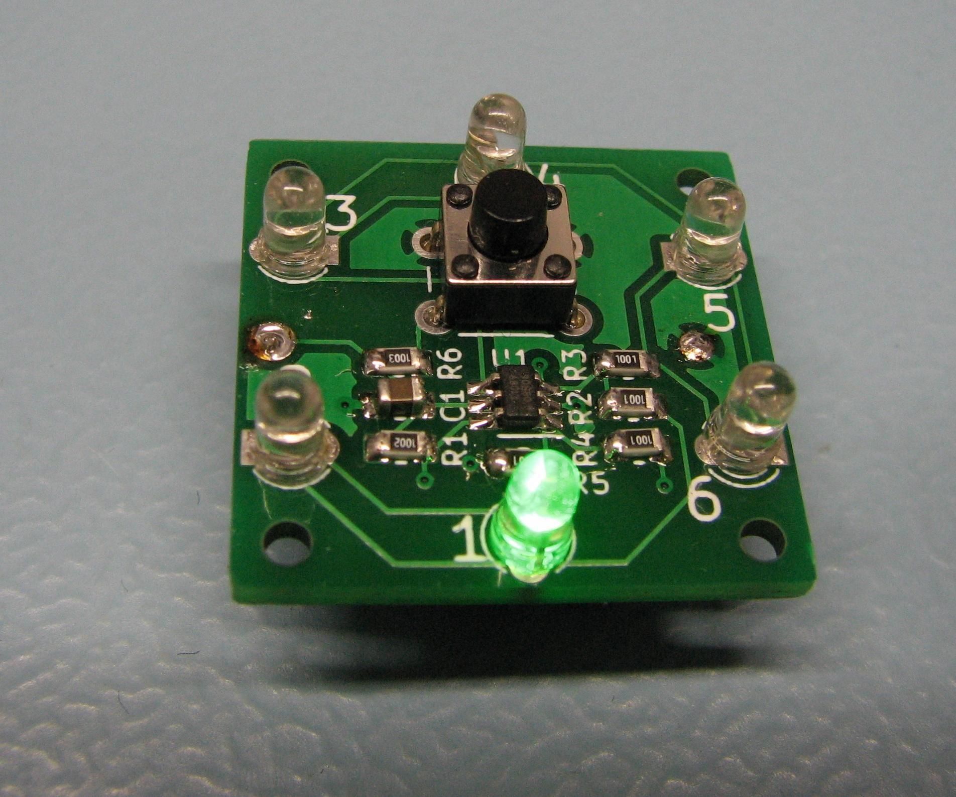 CharliePlexing on a ATTINY10