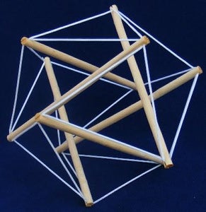 Cardboard Tensegrity Table