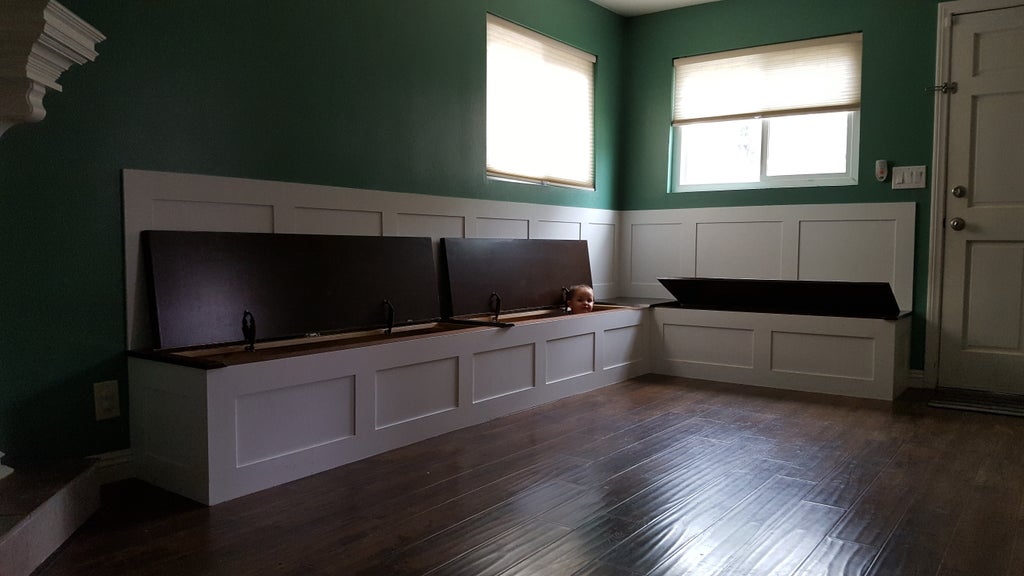 Corner Bench With Storage : 20 Steps (with Pictures ...