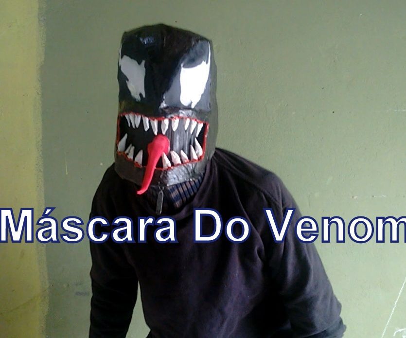 How to Make Venom Mask (Spiderman)
