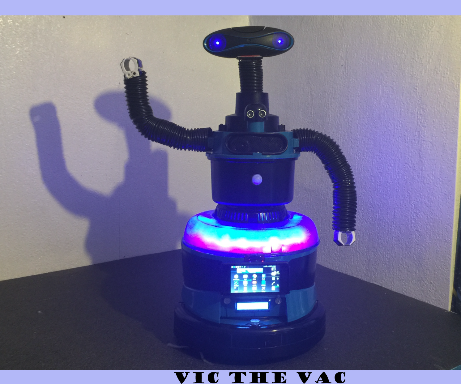 Vic the Vac: Home Made Personal Robot Assistant and Companion.