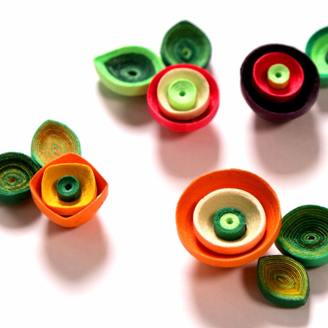 How to Make Quilled Poppy Flowers Using Paper Art Quilling DIY