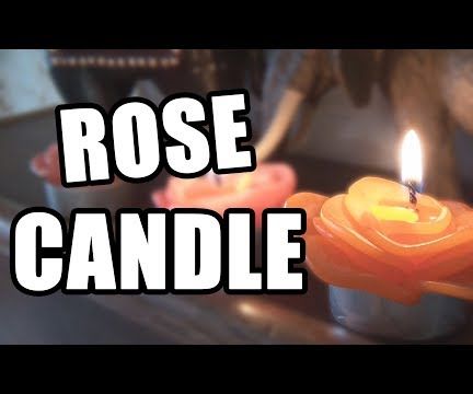   DIY Rose Candle