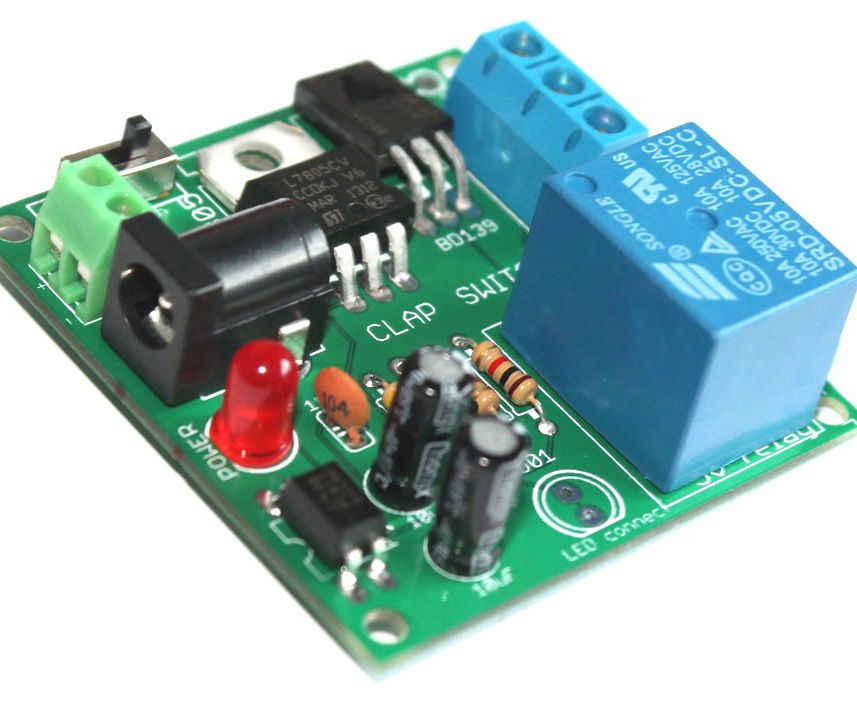 A Relay Module DIY Kit for the Popular Clap Switch