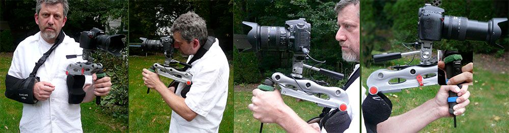 How to make a camera support system from a child's skate.