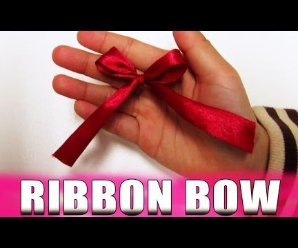 How to Make Simple Ribbon Bow