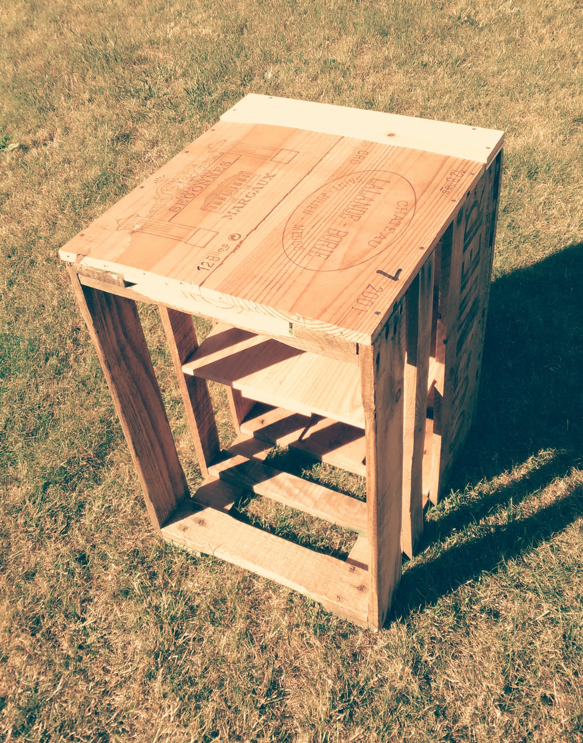 Wine Themed Nightstand
