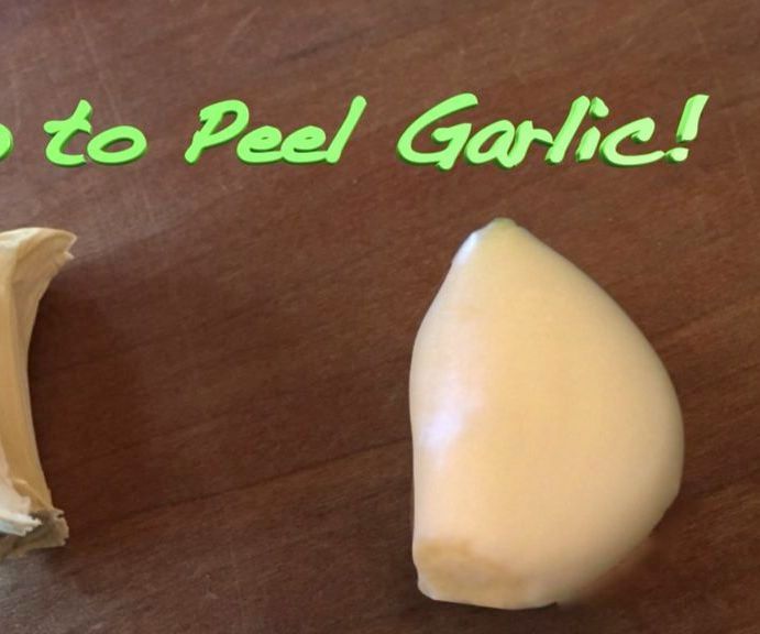 How To Peel Garlic-Life Hack