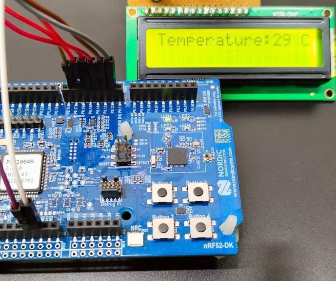 Temperature Measuring Without Any Sensors in NRF52832