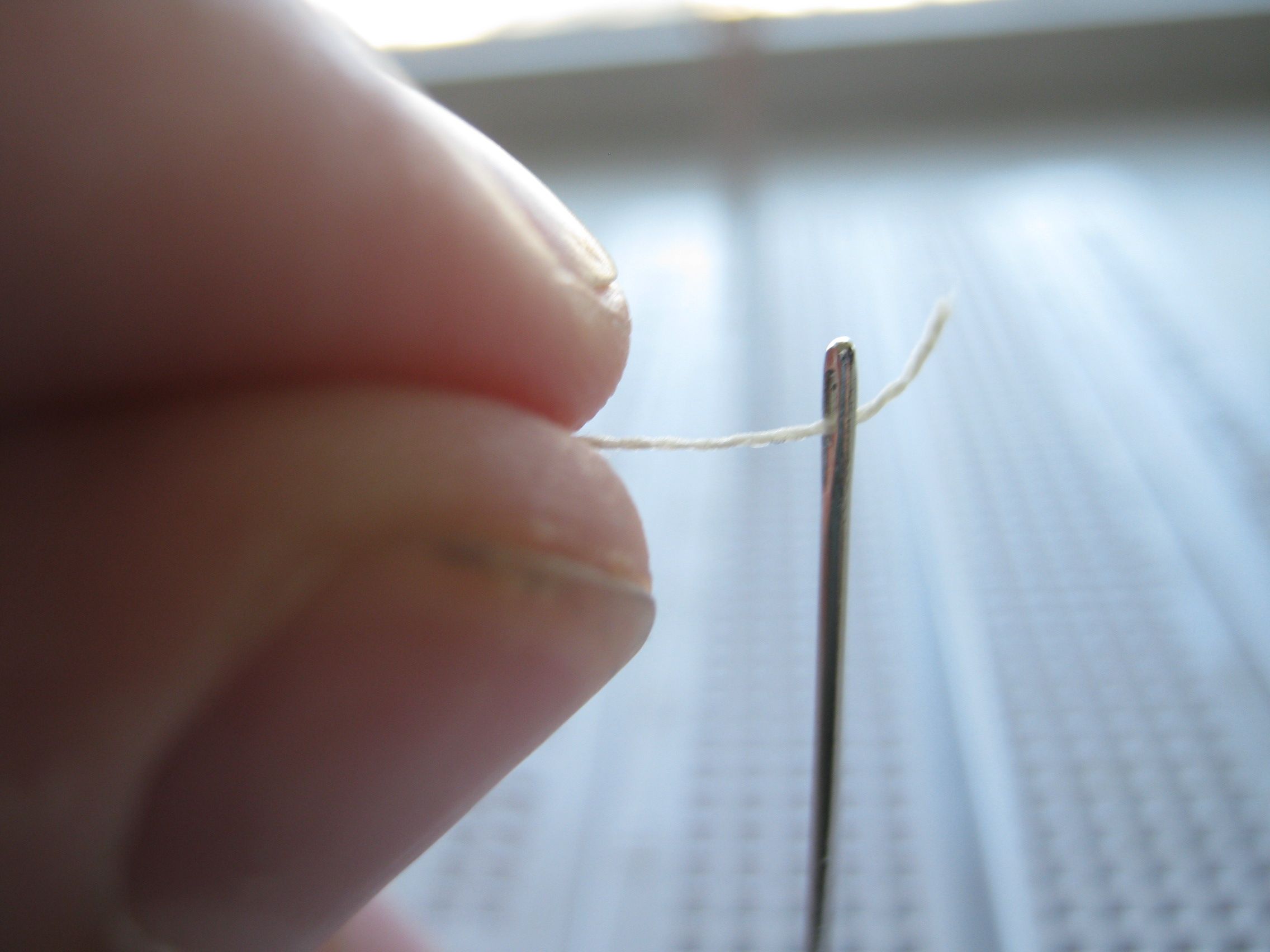 Hacker / Nerd Needle and Thread 3 Steps Instructables