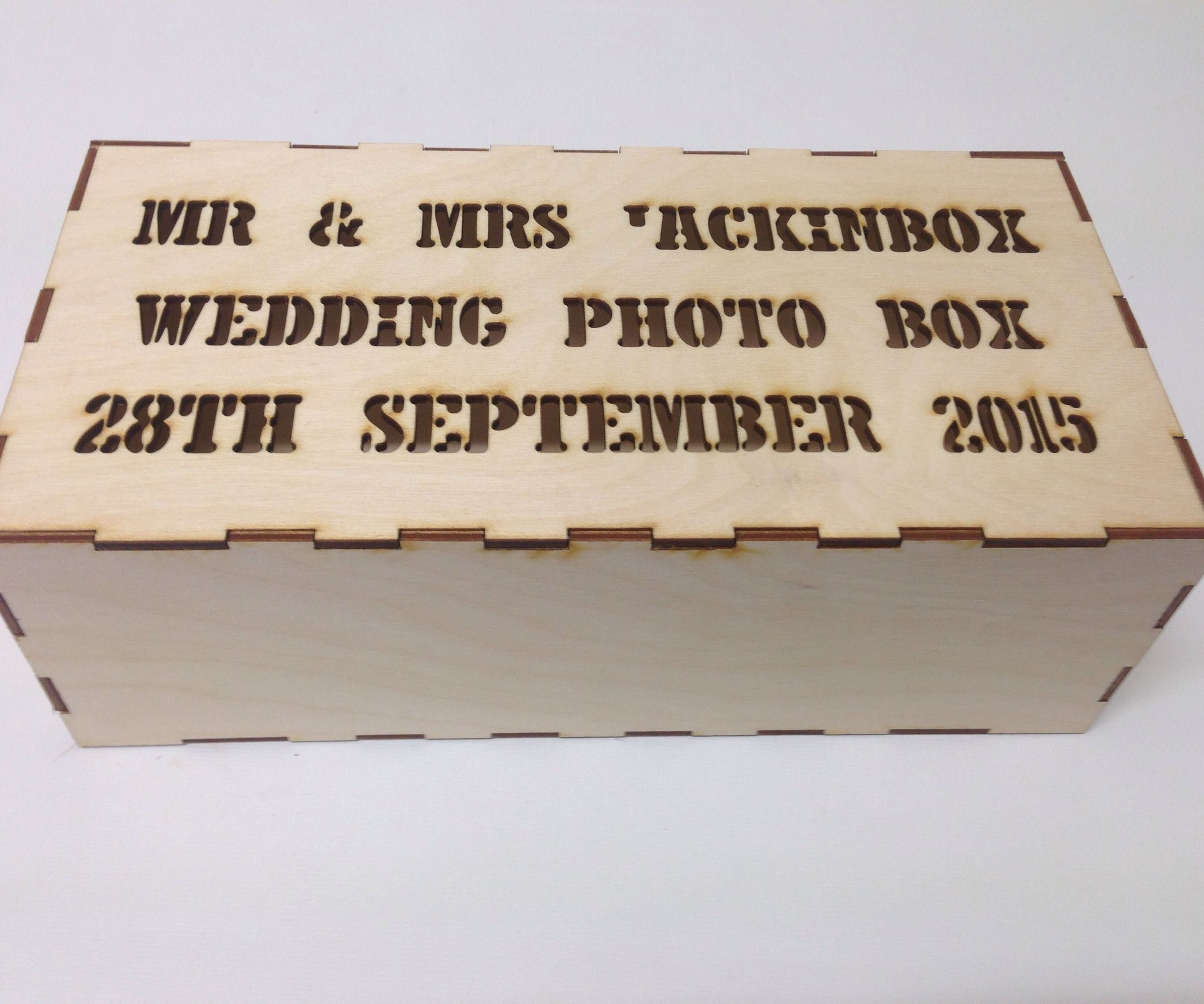 Wedding Photo Box Gift