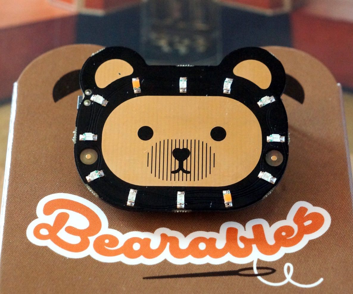 CircuitPython and Bearables Badge: Simple Example