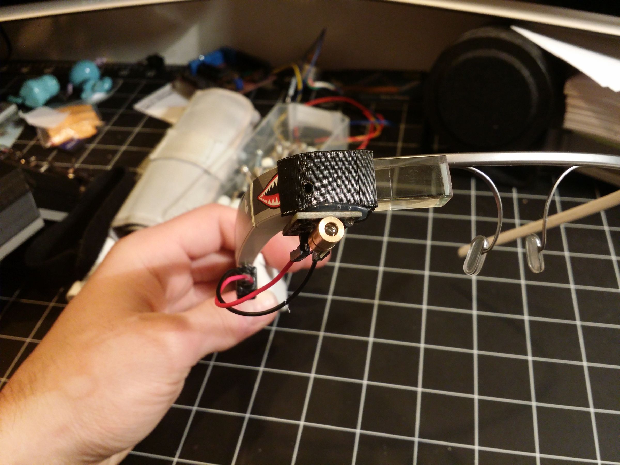 Google Glass Locutus Laser