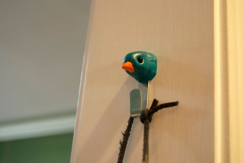 Cover Up a Bare Picture Hook With Sugru