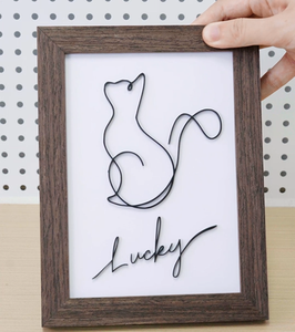 How to Make an Acrylic Pet Outline Desk Decor